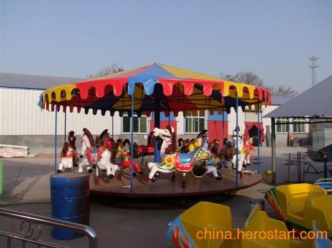12座简易转马/16座豪华转马/电动旋转木马