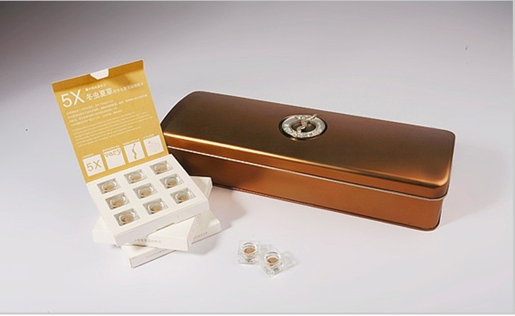 独创精品包装极草盒,冬虫夏草包装